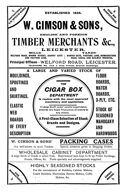 Gimson timber merchants