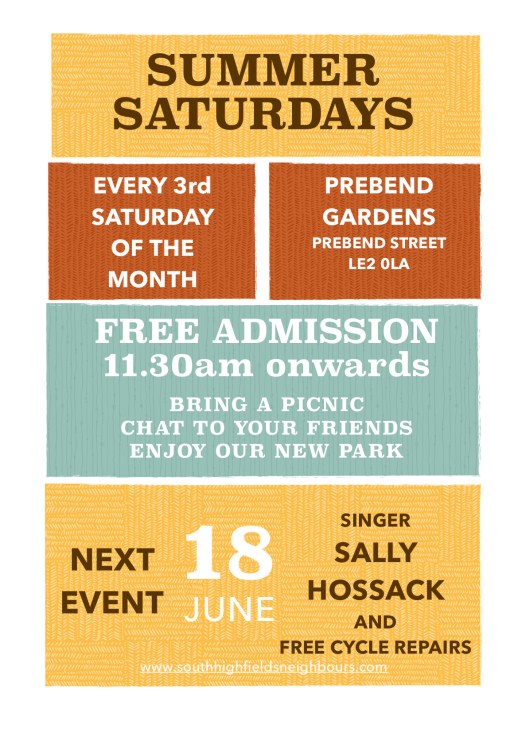 Prebend Gardens poster June 2022