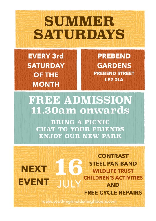 July 2022 Prebend Gardens poster